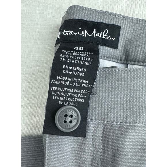 NWT Travis Mathew Men's Size 40 Chino Pants Straight Leg Polyester - Picture 3 of 6